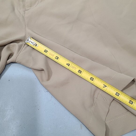 Kartel 8" Bermuda Shorts Men's Size 40 Tan Ripstop Polyester - Picture 6 of 7